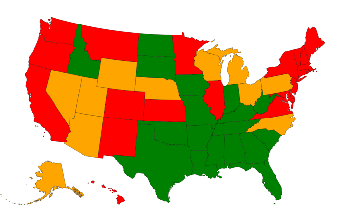 Map of States