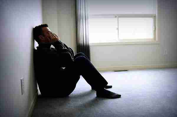 Father in anguish.